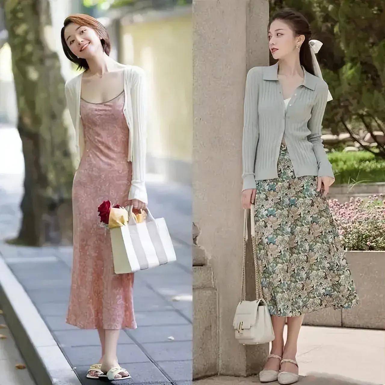 尽量不穿短裙、长裙更优雅得体谁穿谁美AG旗舰厅最新版四五十岁女人假期出门(图2)