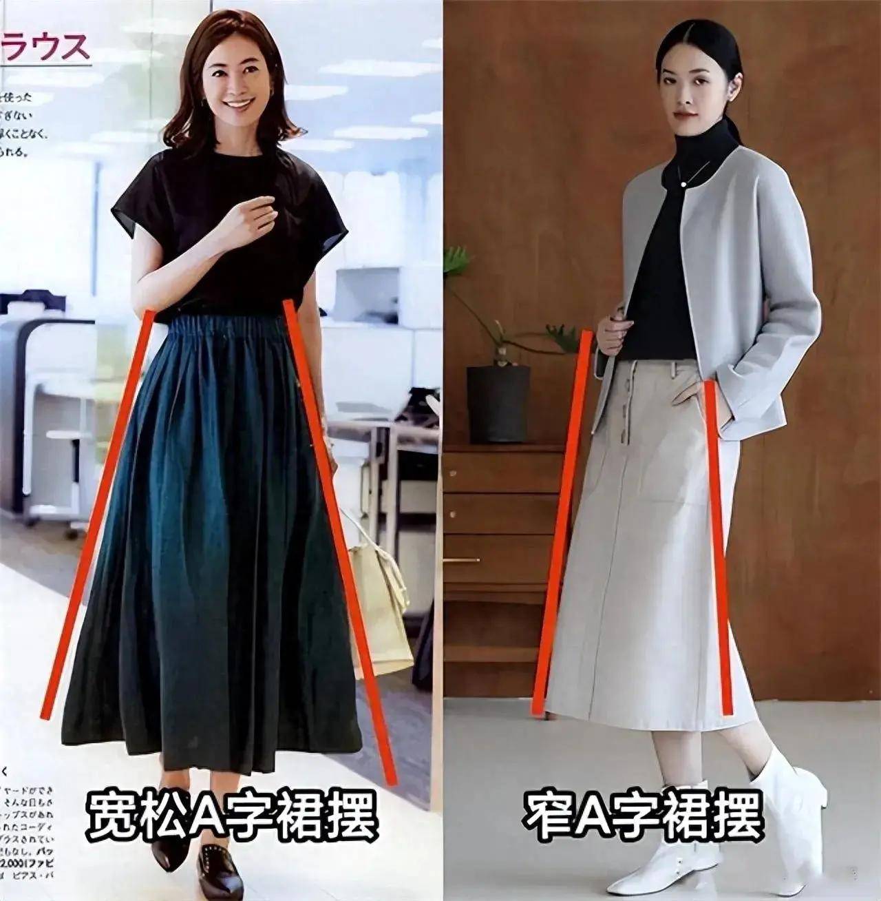 尽量不穿短裙、长裙更优雅得体谁穿谁美AG旗舰厅最新版四五十岁女人假期出门(图11)