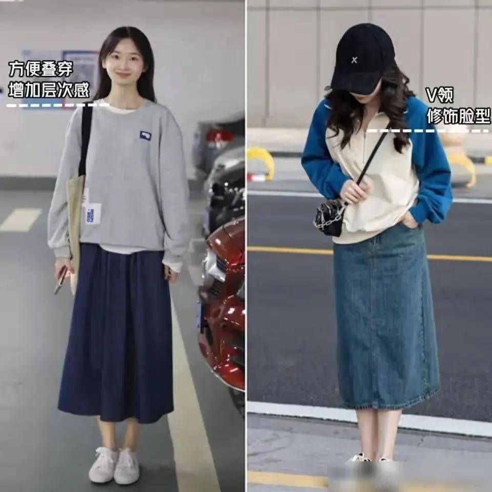 尽量不穿短裙、长裙更优雅得体谁穿谁美AG旗舰厅最新版四五十岁女人假期出门(图13)